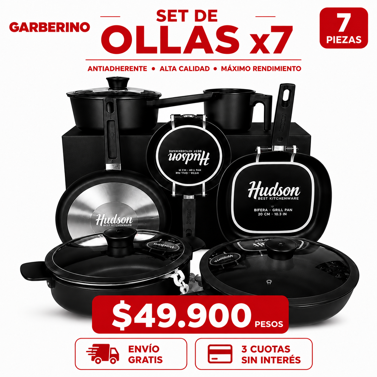 SET OLLAS HUDSON X7