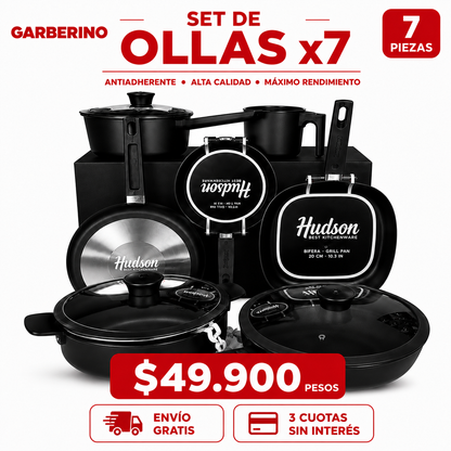 SET OLLAS HUDSON X7