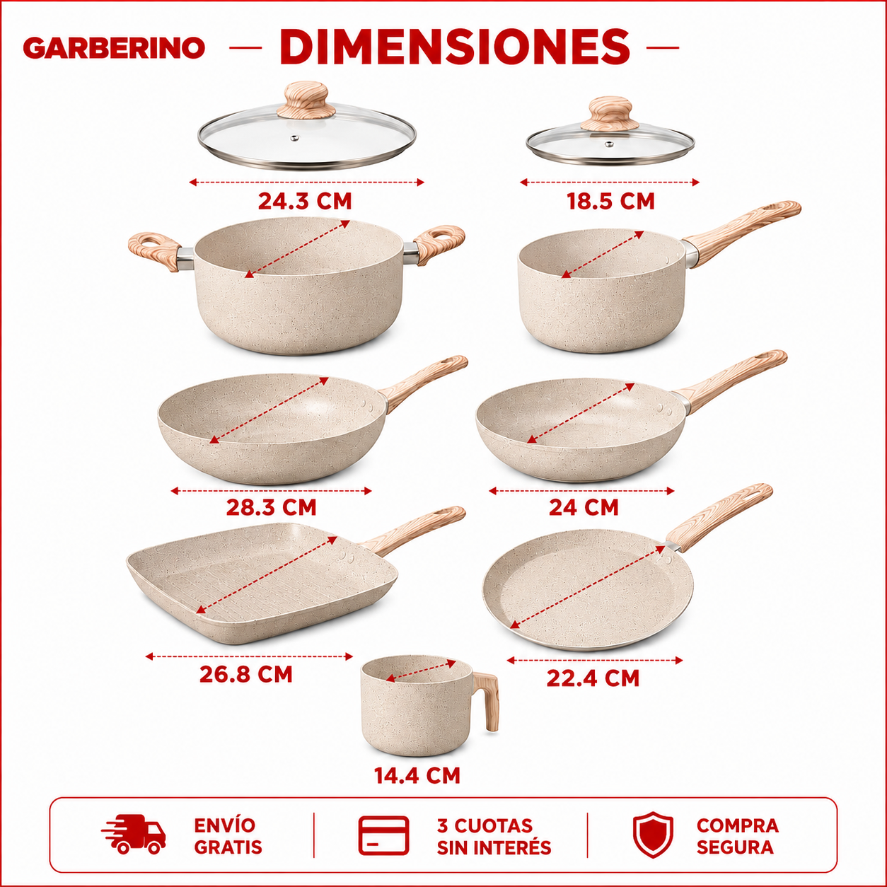 SET OLLAS CUK X7